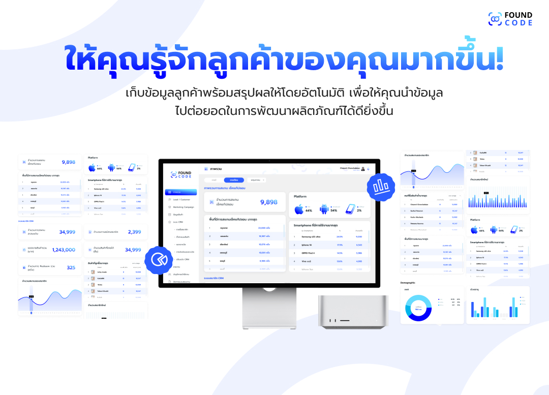 Dashboard รู้จักลูกค้ามากขึ้น