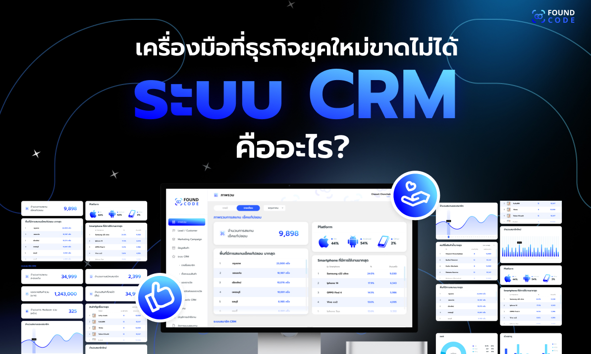 ระบบ CRM คืออะไร สำคัญกับธุรกิจยังไง